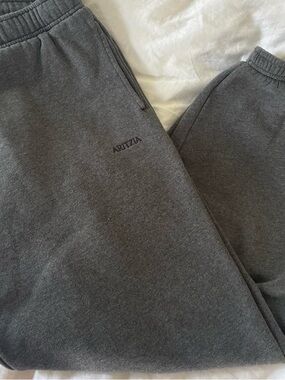 Aritzia Charcoal Sweatfleece Waistband